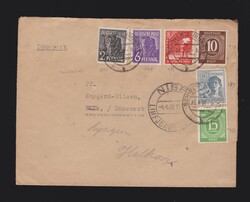 Brief alli. Besetzung Mi.918, 922, 943- 945, 947 von Schwerte nach ...