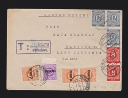 Brief alli. Besetzung Mi.2x 917, 3x 920 von Grimma nach Österreich ...