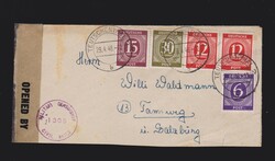 Brief alli. Besetzung Mi.916, 2x 919, 921, 928 von Teutschenthal nach ...