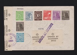 Brief alli. Besetzung Mi.918, 922, 924, 943- 945, 947 von Herchen ...