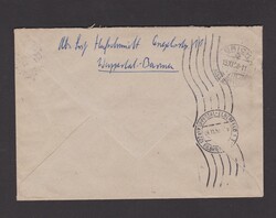 Brief BRD Mi.185, 4x 272 Eckrandstück per Eilboten von Wuppertal- ...