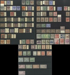 1942-44 predominantly M (6 U) collection incl. various issues with ...