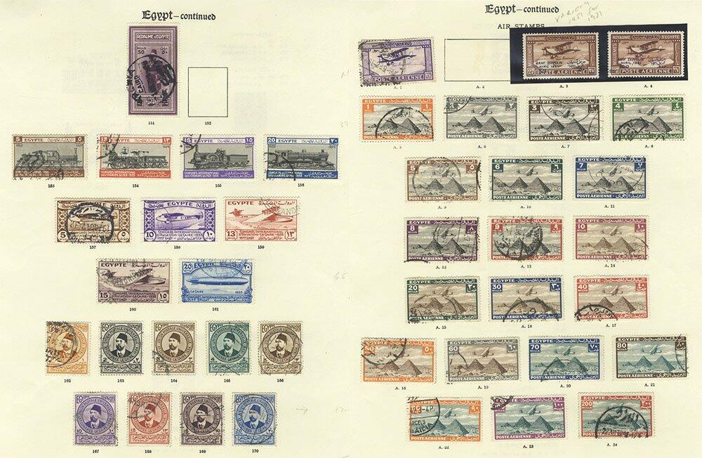 1884-1935 predominantly U (a few M) collection incl. Sphinx issues, ...