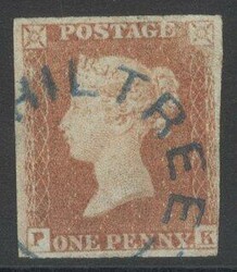 2865120: Gran Bretaña 1841 1d y 2d