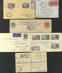 4665: Nigeria - Covers bulk lot