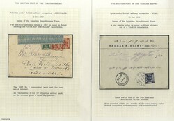 1919-40 selection of covers & cards with various EEF issues, ...