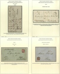 GERMAN AREAS POSTAL HISTORY collection in an album to 1918 incl. ...