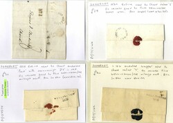 SOMERSET (WELLINGTON) mainly stampless covers with marks incl. ...