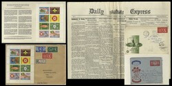 BOY SCOUTS selection on leaves incl. 1957 B. P. Centenary Jamboree ...