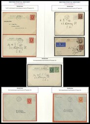 1934 Photogravure issue FDC's bearing ½d green, SG.439, 1d scarlet, ...