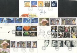 POLITICAL INTEREST 1995-2012 FDC's (7) autographed by Tony Blair, ...