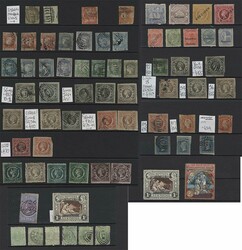 1850-1907 U accumulation on Hagners and pages, comprising various ...