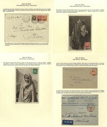 MIDDLE EAST FORCES 1947-49 range of covers/cards (5) written up on ...
