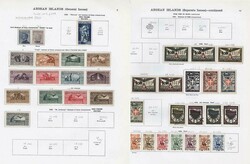 DODECANESE ISLANDS 1912-32 collection on printed pages, mostly M, ...