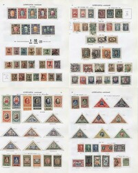 1918-38 collection neatly presented on printed leaves with some early ...