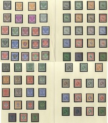 1935-51 fine M collection on leaves incl. Straits 1937-41 set (excl. ...