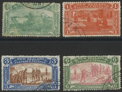 1906 Christchurch Exhib set, FU (½d with minor tone/short perf), SG ...