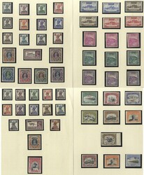 PAKISTAN/BAHAWALPUR 1947-51 fine M or UM collection on leaves incl. ...