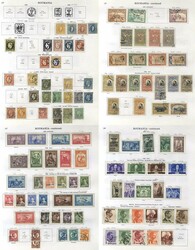 1865-1955 collection on printed leaves with the earlier issues incl. ...