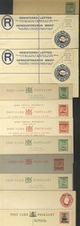 Postal stationery, letter cards, postcards or registered envelopes, ...