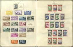 Useful little ranges from various territories on printed leaves, with ...