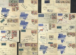 1931-32 first flight covers Imperial Airways range of 19 incl. ...