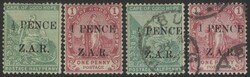 1899 ½ PENCE & 1 PENCE Z.A.R ovpts on Cape stamps, SG.1/2, both ...