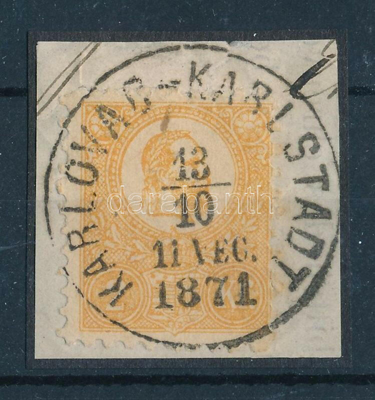 1871 K?nyomat 2kr luxus "KARLOVAC-KARLSTADT" (ex Ryan)