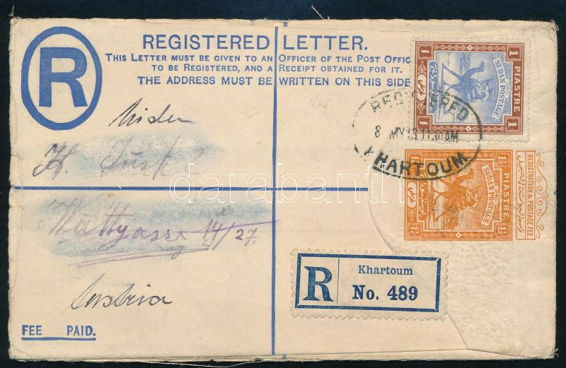 1913 Ajánlott levél Ausztriába / Registered cover to Austria