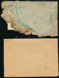 1941 Megégett, sérült küldemény: 1941. január 15-én Budapesten ...