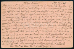 1914 Tábori posta levelez?lap, visszaküldve / Field postcard, ...