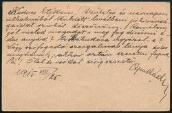 1915 Tábori posta levelez?lap / Field postcard "M.kir. pécsi 19. ...