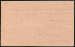 1915 Tábori posta levelez?lap / Field postcard "K.u.k. ...