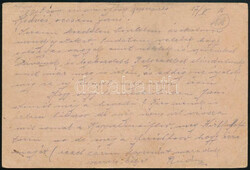 1916 Tábori posta levelez?lap / Field PS-card "K.u. K. KOMMANDO DES ...