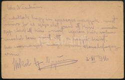 1916 Tábori posta levelez?lap "VASAS" postaügynökségi ...