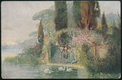 1917 Tábori posta képeslap / Field postcard "Mar. Ball. Kan. Zug I" ...