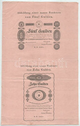 1825. 5G "Privilegirte Oesterreichische National-Bank" formulare + ...