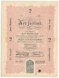 1848. 2Ft "Kossuth bankó" "KB. 65858" T:F szép papír / Hungary ...