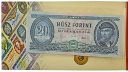 1975. 20Ft aranyozott Ag bankjegyveret (217,73g/7 uncia/0 ...