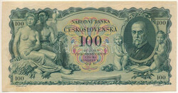 Csehszlovákia 1931. 100K "J 392979" T:F szép papír / ...