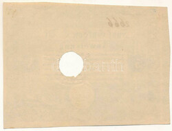 Temesvár 1849.05.01. 5G "A 2666" érvénytelenít? lyukasztással T ...