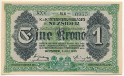 Nezsider / hadifogolytábor 1916. 1K római sorozat- és arab ...
