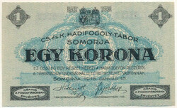 Somorja / hadifogolytábor 1916. január 15. 1K két nagybet? és egy ...