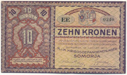Somorja / hadifogolytábor 1916. január 15. 10K két nagybet?s ...