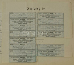 1902. Brassó "Brassói Izraelita Hitközség" kötelezvénye ...