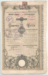 Budapest 1895. "Salgó-Tarjáni K?szénbánya Részvénytársulat" ...