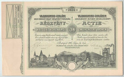 1907. Budapest "Vajdahunyad-Gyalári Helyi - Érdek? Vasút ...