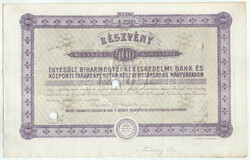 Nagyvárad 1911. "Egyesült Biharmegyei Kereskedelmi Bank és ...