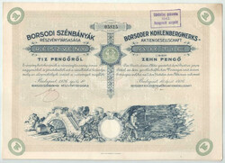 Budapest 1926. "Borsodi Szénbányák Részvénytársaság" ...