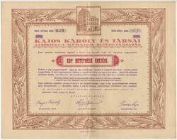 Alsószeli 1923. "Kajos Károly és Társai Alsószeli-i M?malom ...